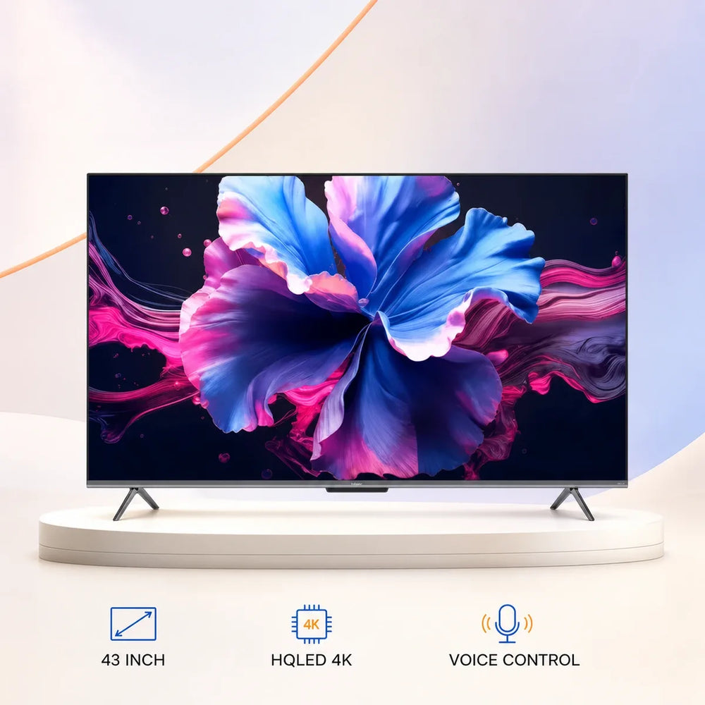 Haier H43P7UX 43 Inch Voice Control HQLED 4K Smart Google TV