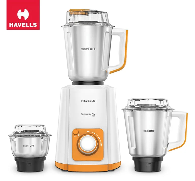 Havells Supermix NV 700W Mixer Grinder (3 SS Jar)