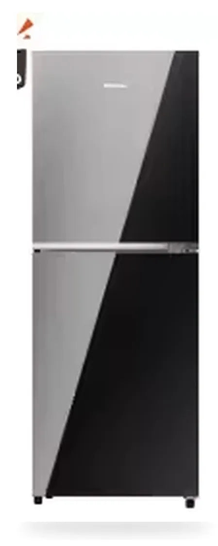 Hisense 238L TMF Inverter Glass Door Refrigerator Mirror Black