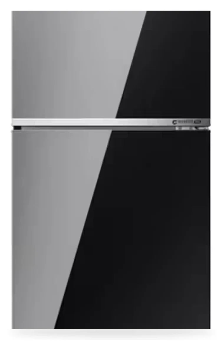 Hisense 277L TMF Inverter Glass Door Refrigerator Mirror Black