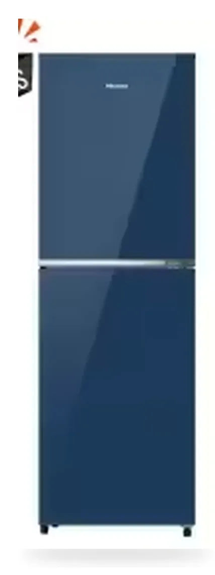 Hisense 277L TMF Inverter Glass Door Refrigerator Royal Blue