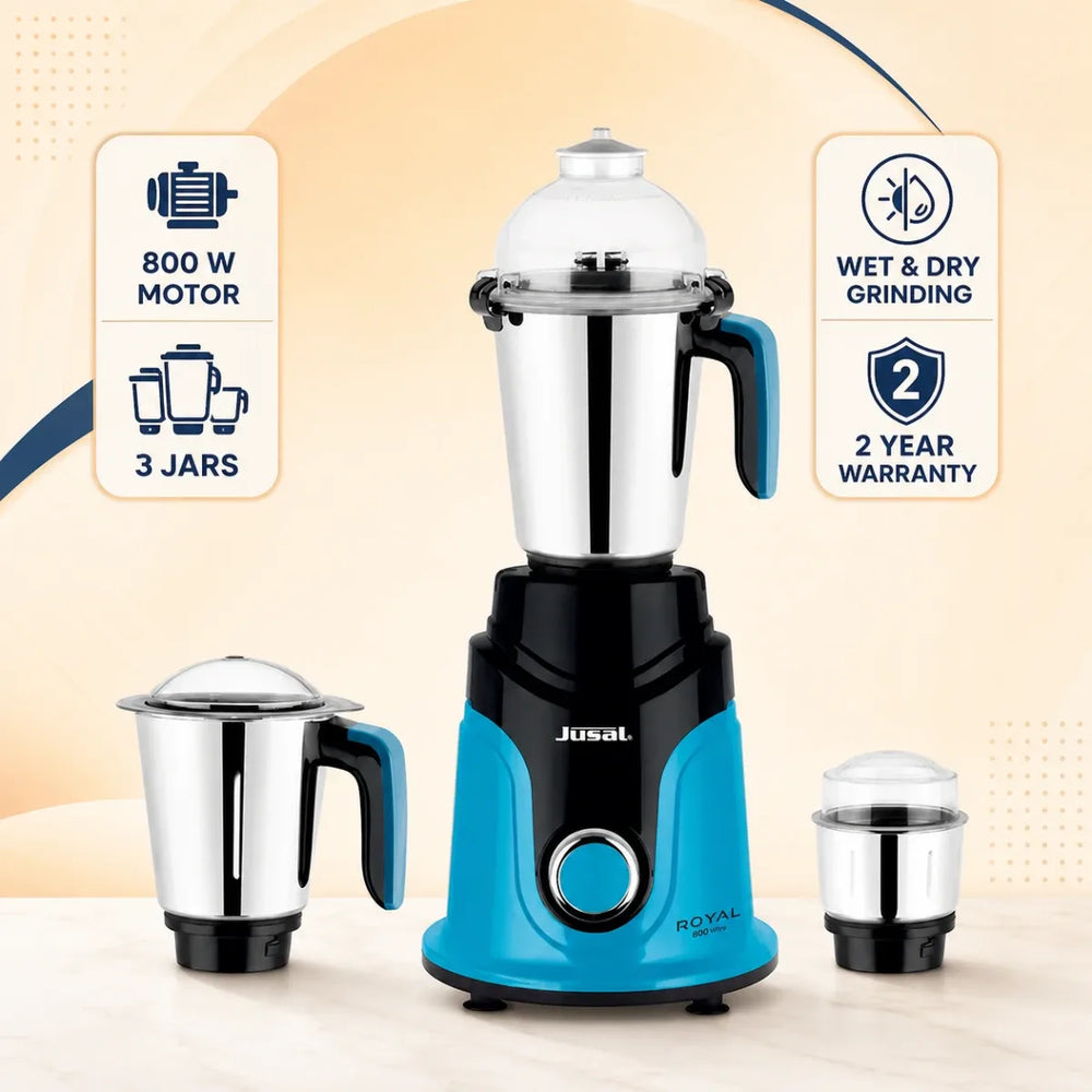 Jusal Royal 800W Mixer Grinder (3 Jar)