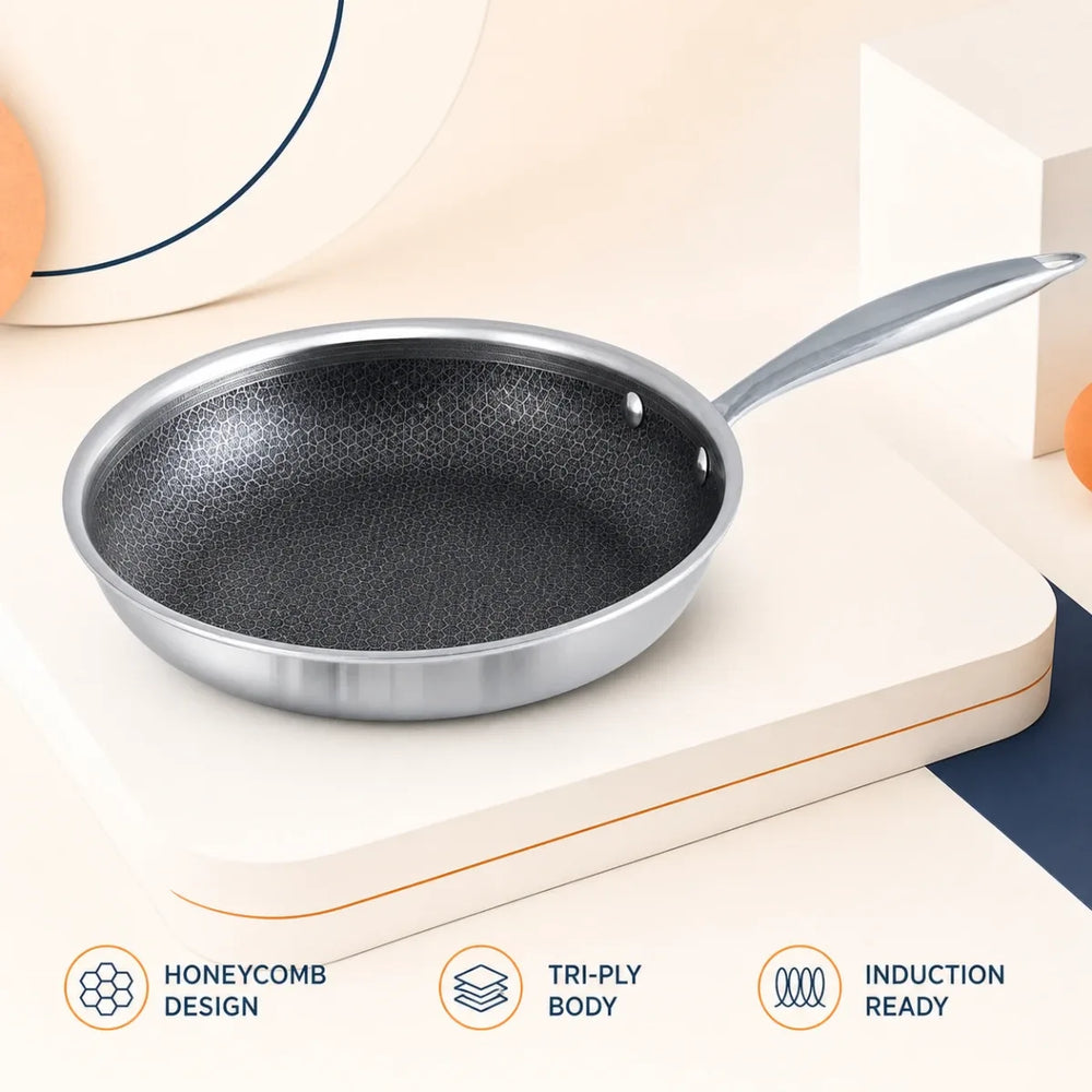 Kiam HoneyComb Fry Pan Induction Bottom