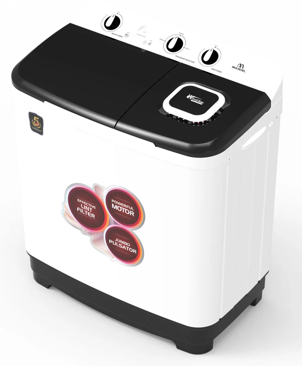 Marcel 10KG Twin Tub Semi-Automatic Washing Machine