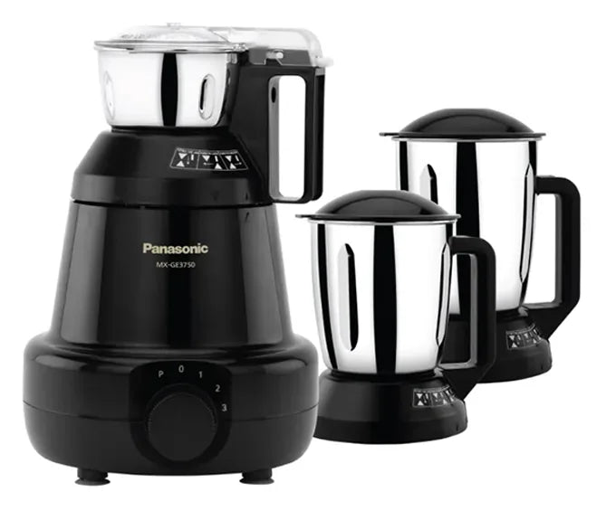 Panasonic 1200W 3 in 1 Mixer Grinder MX-GE3750 (Black)