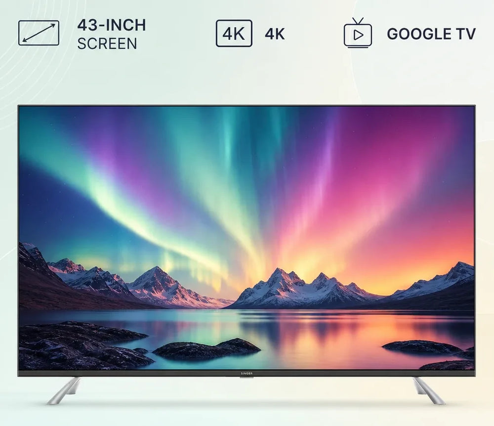 Singer Primax 4K Google TV 43 Inch