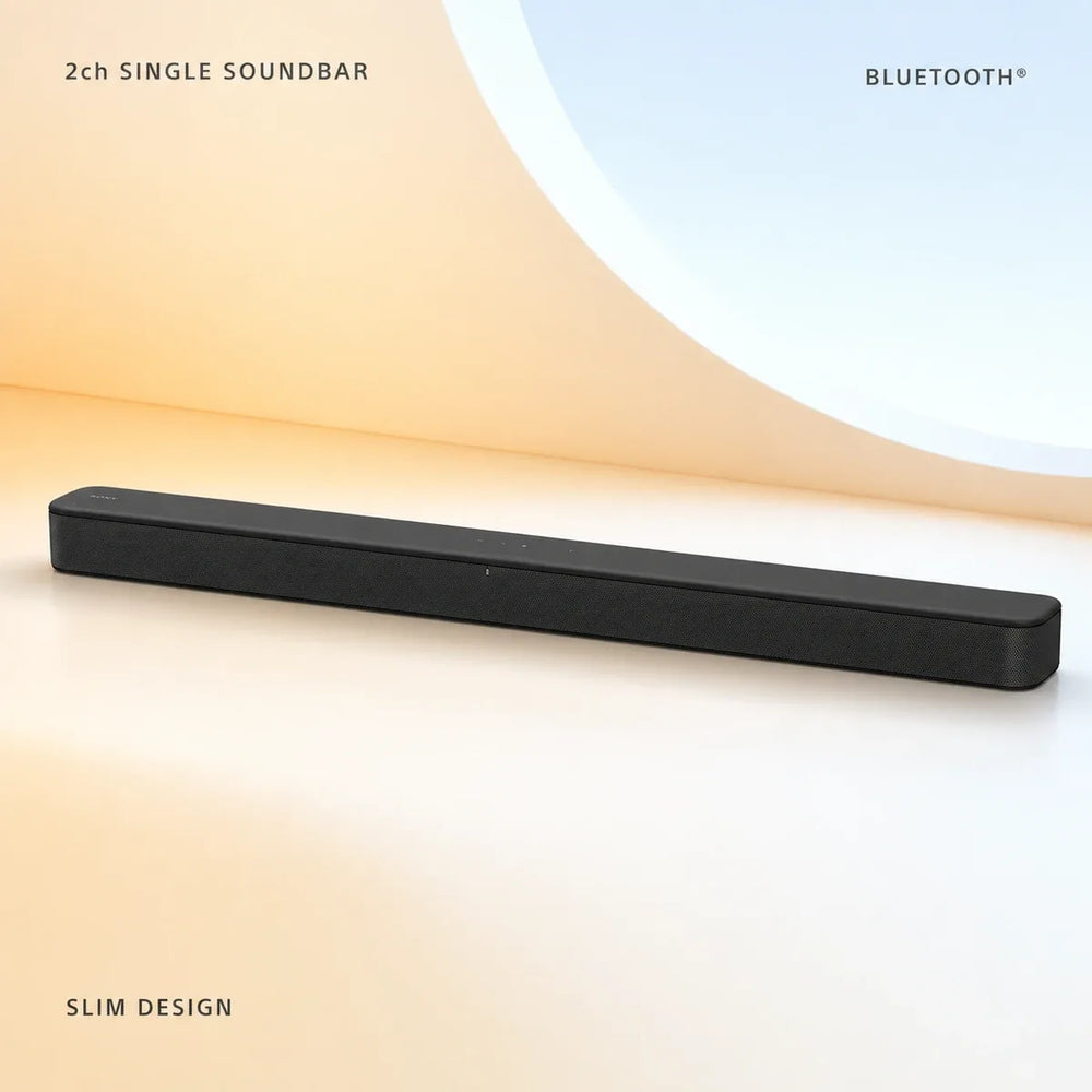 Sony 2ch Single Soundbar with Bluetooth® technology HT-S100F