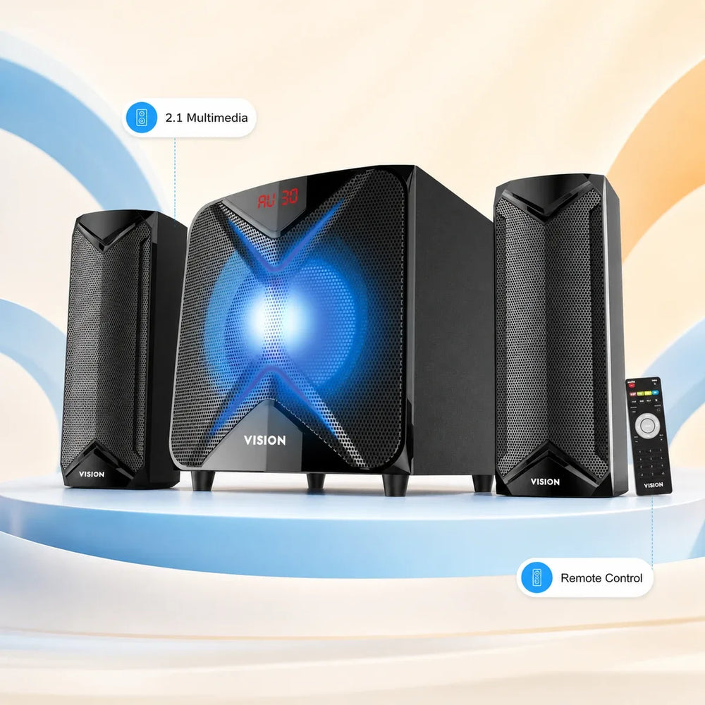 Vision 2:1 Multimedia Speaker LOUD-203 Pro