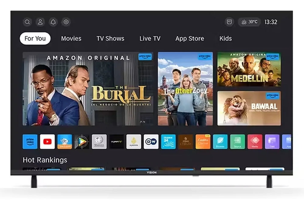 Vision 32” LED TV CS24 Smart Coolita