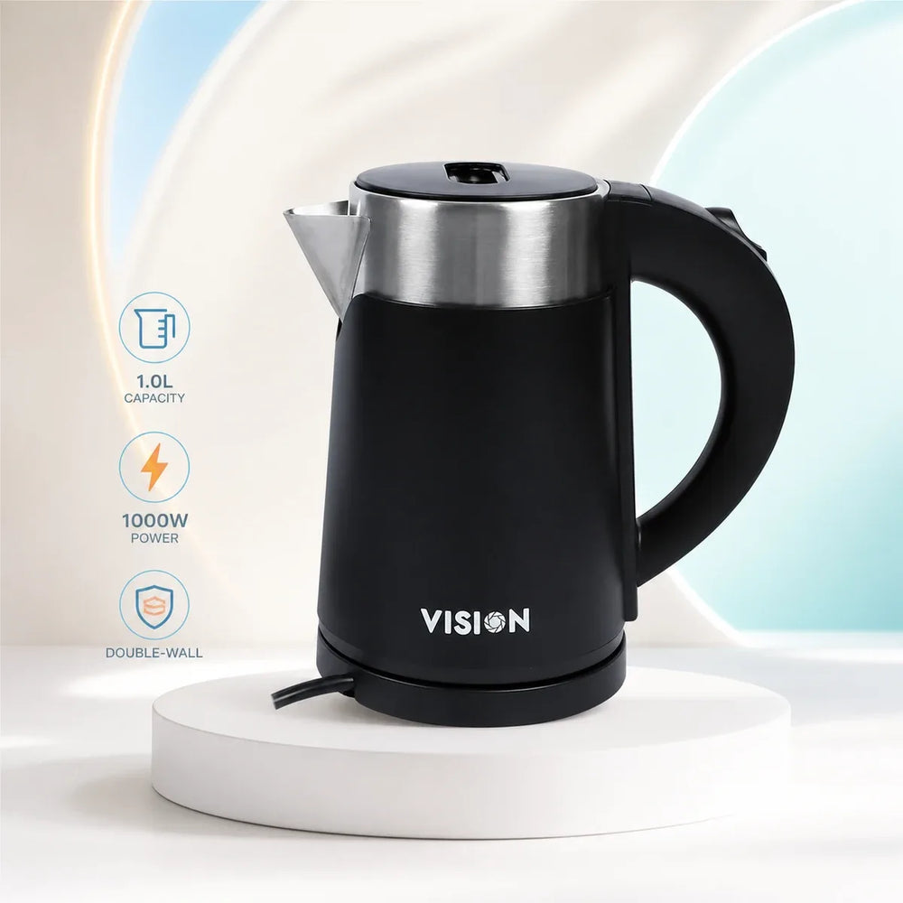 Vision Electric Kettle 1 Liter VIS-EK-013 Royal Black