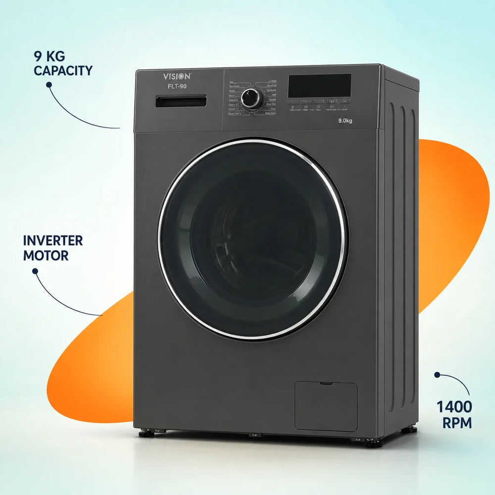 Vision Front Loading Washing Machine FLT90 9kg
