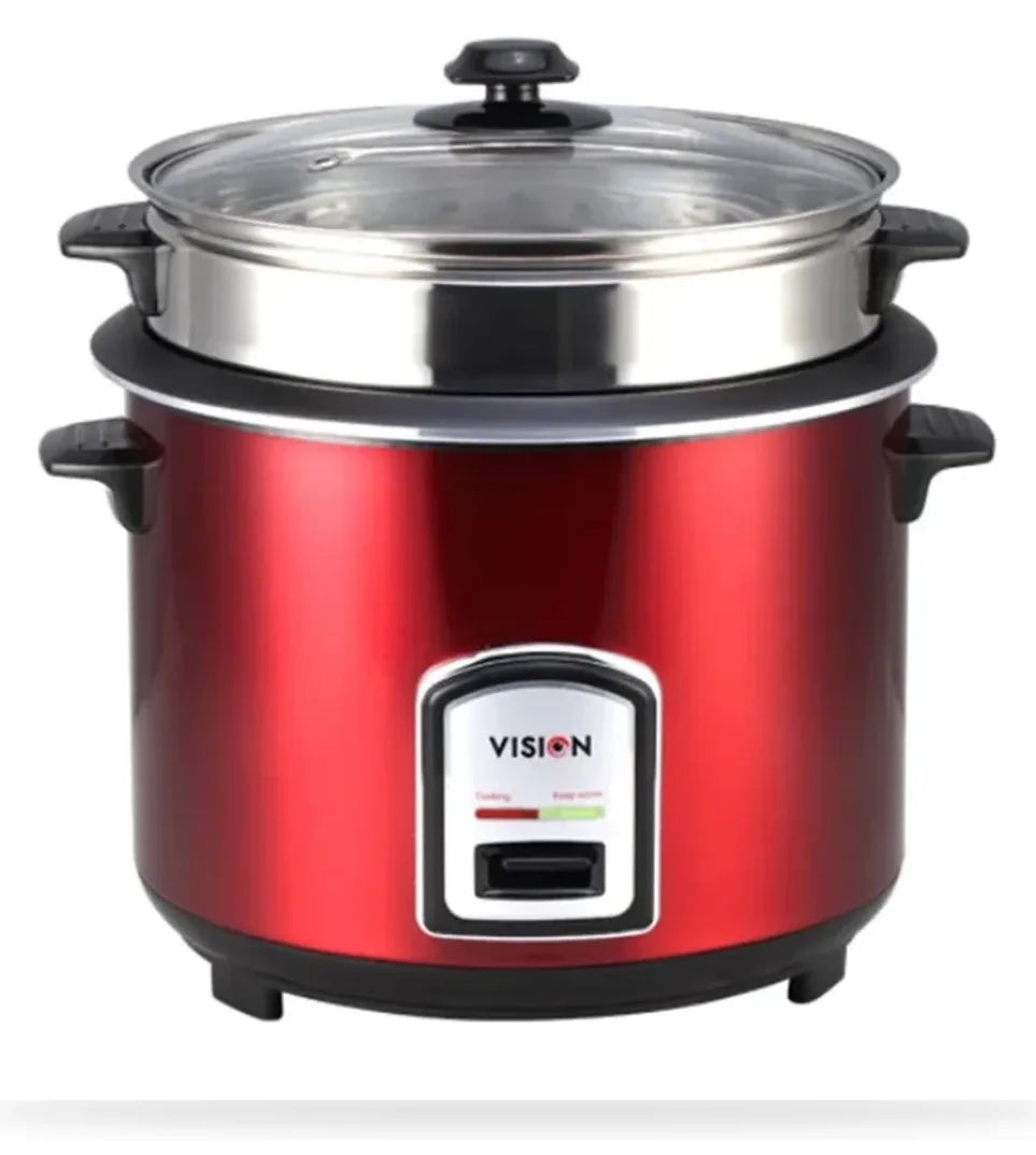 Vision Rice Cooker 1.8 L REL-40-06 SS Red (Double Pot)