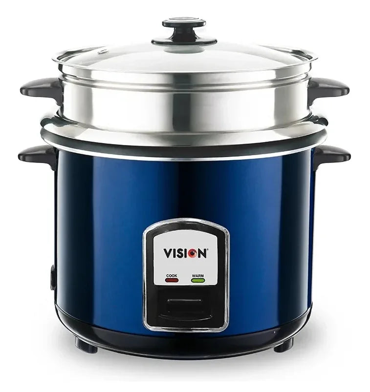 Vision Rice Cooker 3.0 Liter REL-50-05 SS Blue (Double Pot)
