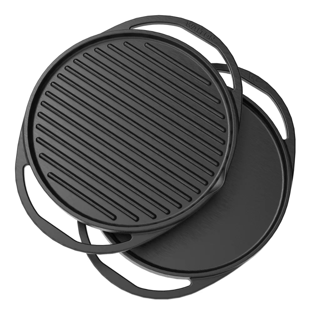 Walton Cast Iron Tawa N Grill 2 In 1 28 cm