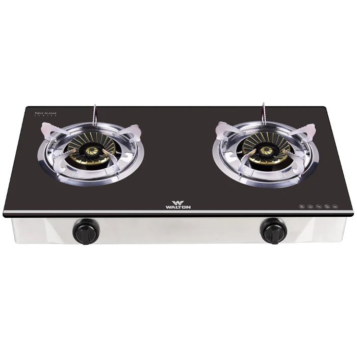 Walton Double Burner Gas Stove - WGS-NeoFlame G101 (LPG/NG)
