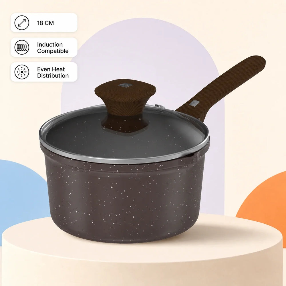 Walton Dynamic Die Cast Milk Pan 18CM-(Induction) WCW-DCMPDI18