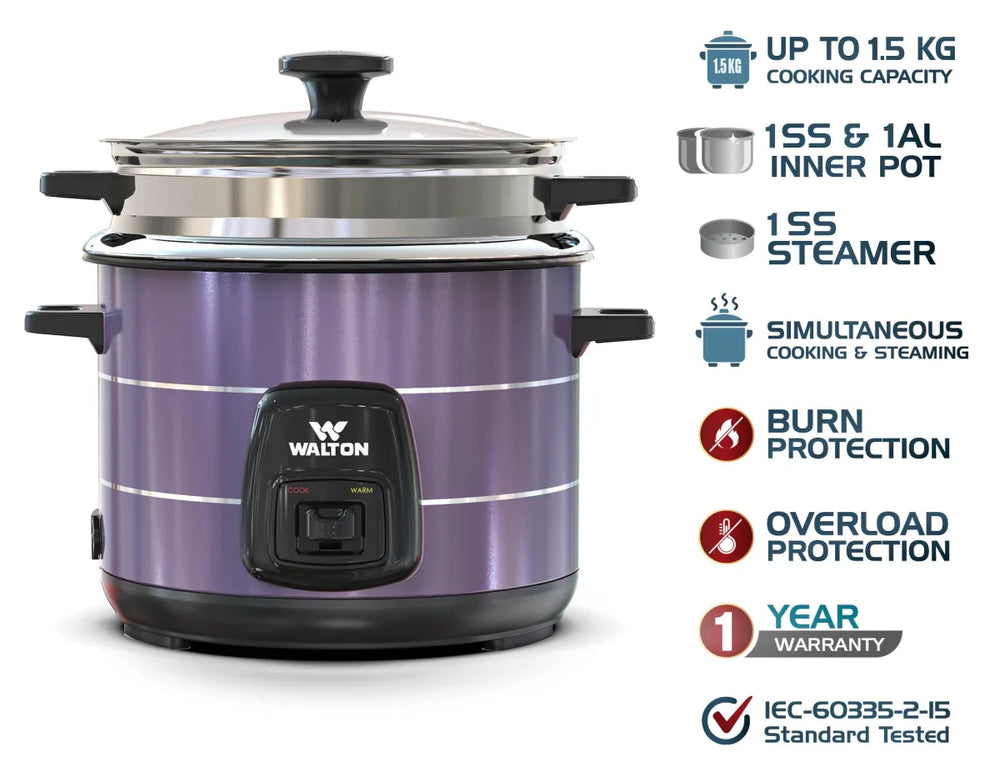 Walton Rice Cooker 2.2L – Gloria Deluxe