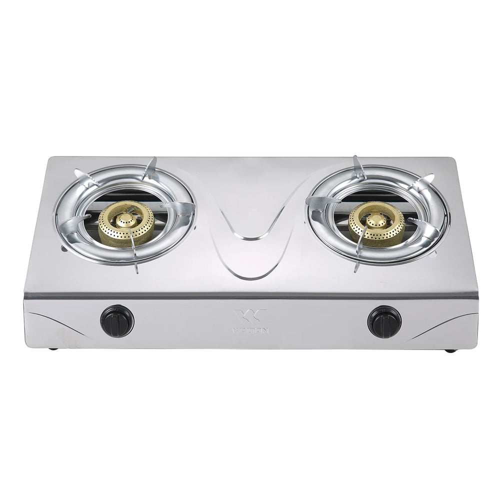 Walton Stainless Steel Double Burner Gas Stove - WGS-SDH90