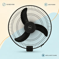 Click Metal Net Closet Fan 18″