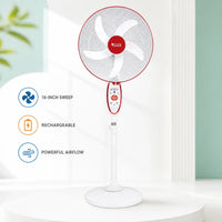 Click Rechargeable Stand Fan 16”