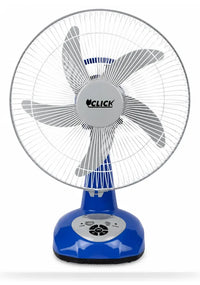 Click Rechargeable Table Fan 14” – Blue