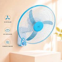 Click Wall Fan 18″ Blue