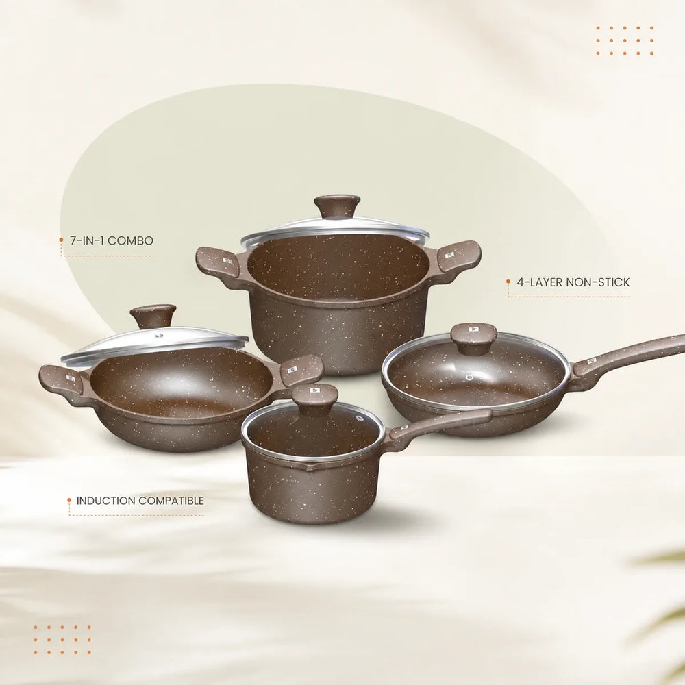 Dynamic Die Cast Cookware 7-In-1 Combo (Induction)
