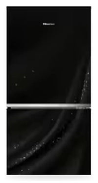 Hisense 238L TMF Glass Door Refrigerator Avatar Black