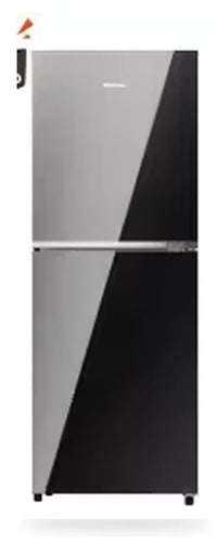 Hisense 238L TMF Inverter Glass Door Refrigerator Mirror Black