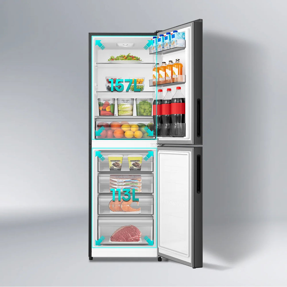 Hisense 270L BMF Glass Door Refrigerator Avatar Red