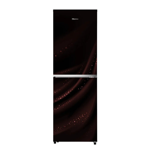 Hisense 270L BMF Glass Door Refrigerator Avatar Red