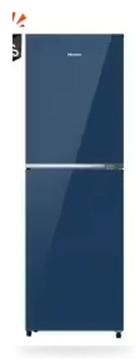 Hisense 277L TMF Inverter Glass Door Refrigerator Royal Blue