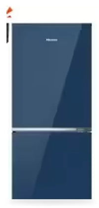 Hisense 277L TMF Inverter Glass Door Refrigerator Royal Blue