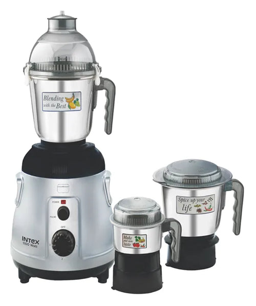 Intex INDO 1200 Globe 1100W Mixer Grinder (3 SS Jar)