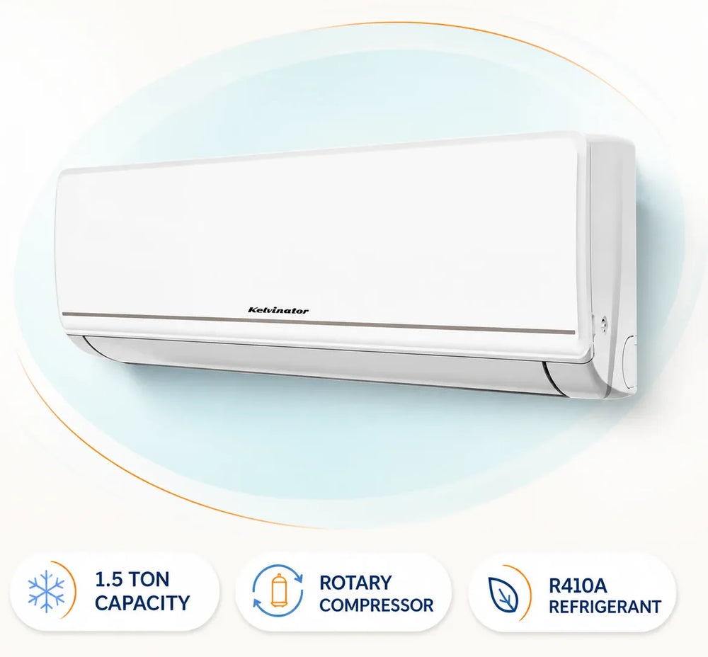 Kelvinator 1.5 Ton Rotary Compressor Split Type AC