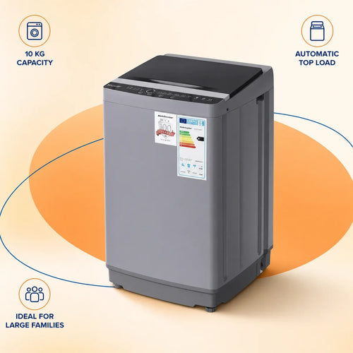 Kelvinator 10KG Automatic Top Loading Washing Machine
