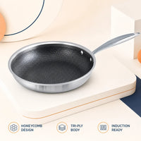 Kiam HoneyComb Fry Pan Induction Bottom