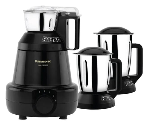 Panasonic 1200W 3 in 1 Mixer Grinder MX-GE3750 (Black)