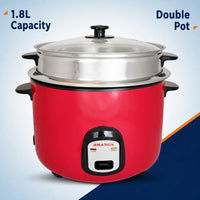 Rangs Rice Cooker 1.8L Full Body Double Pot
