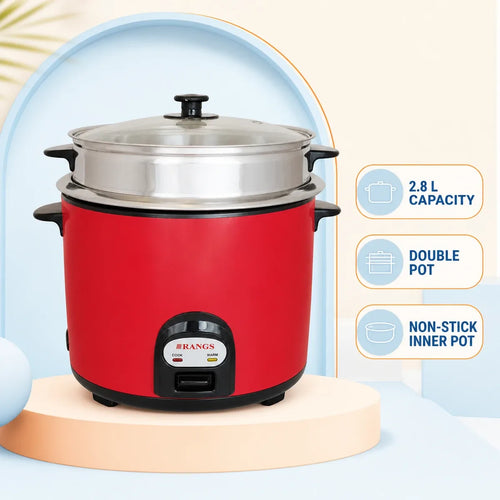 Rangs Rice Cooker 2.8L Full Body Double Pot