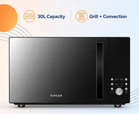 Singer 30L Microwave Oven – Grill & Convection