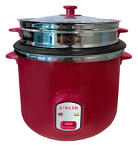 Singer Deluxe Pink 2.8L Rice Cooker with Auto Keep Warm