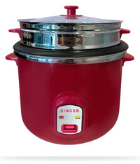 Singer Deluxe Pink 2.8L Rice Cooker with Auto Keep Warm