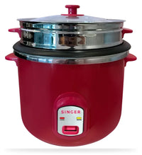 Singer Deluxe Pink 2.8L Rice Cooker with Auto Keep Warm