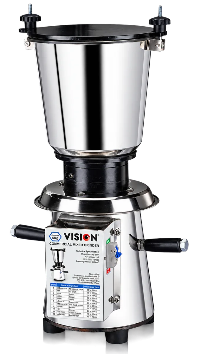 Vision 2HP Commercial Mixer Grinder VIS-CBL-001 Hotel