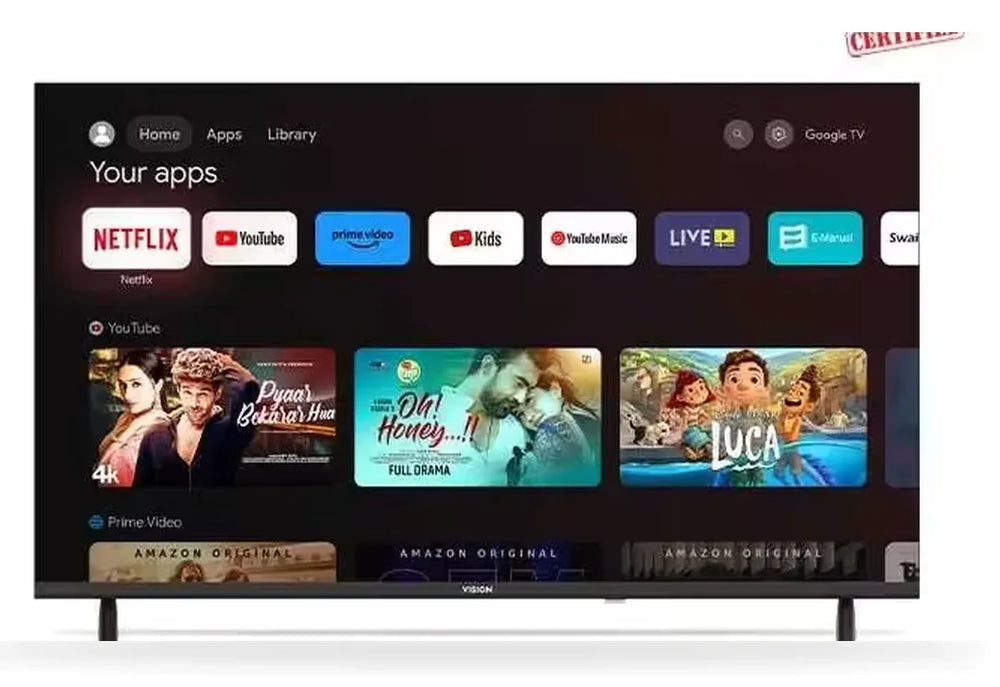 Vision 32″ LED TV Z20 Smart Optima Google TV