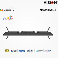 Vision 50" QLED Google TV 4K PQ6 Galaxy Plus