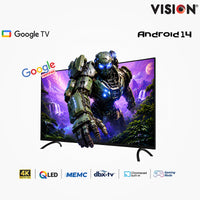 Vision 50" QLED Google TV 4K PQ6 Galaxy Plus