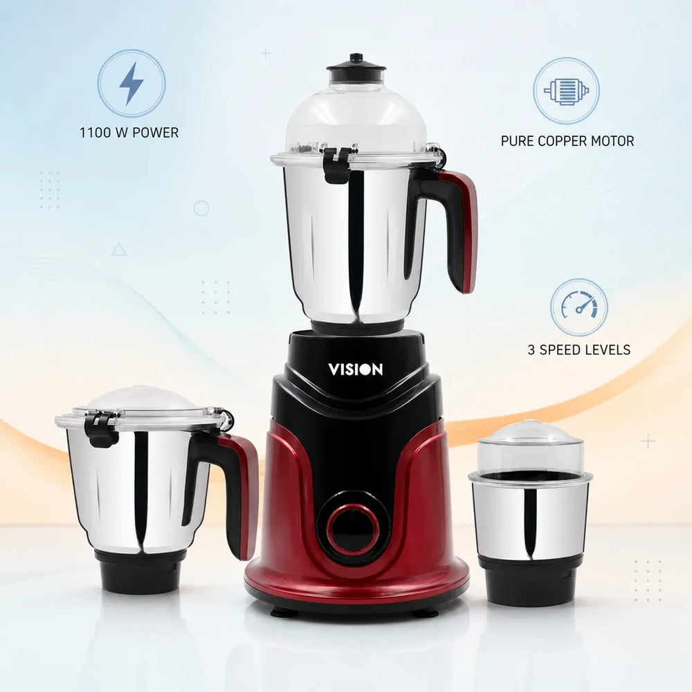 Vision Blender VIS-SBL-022-1100W Maroon