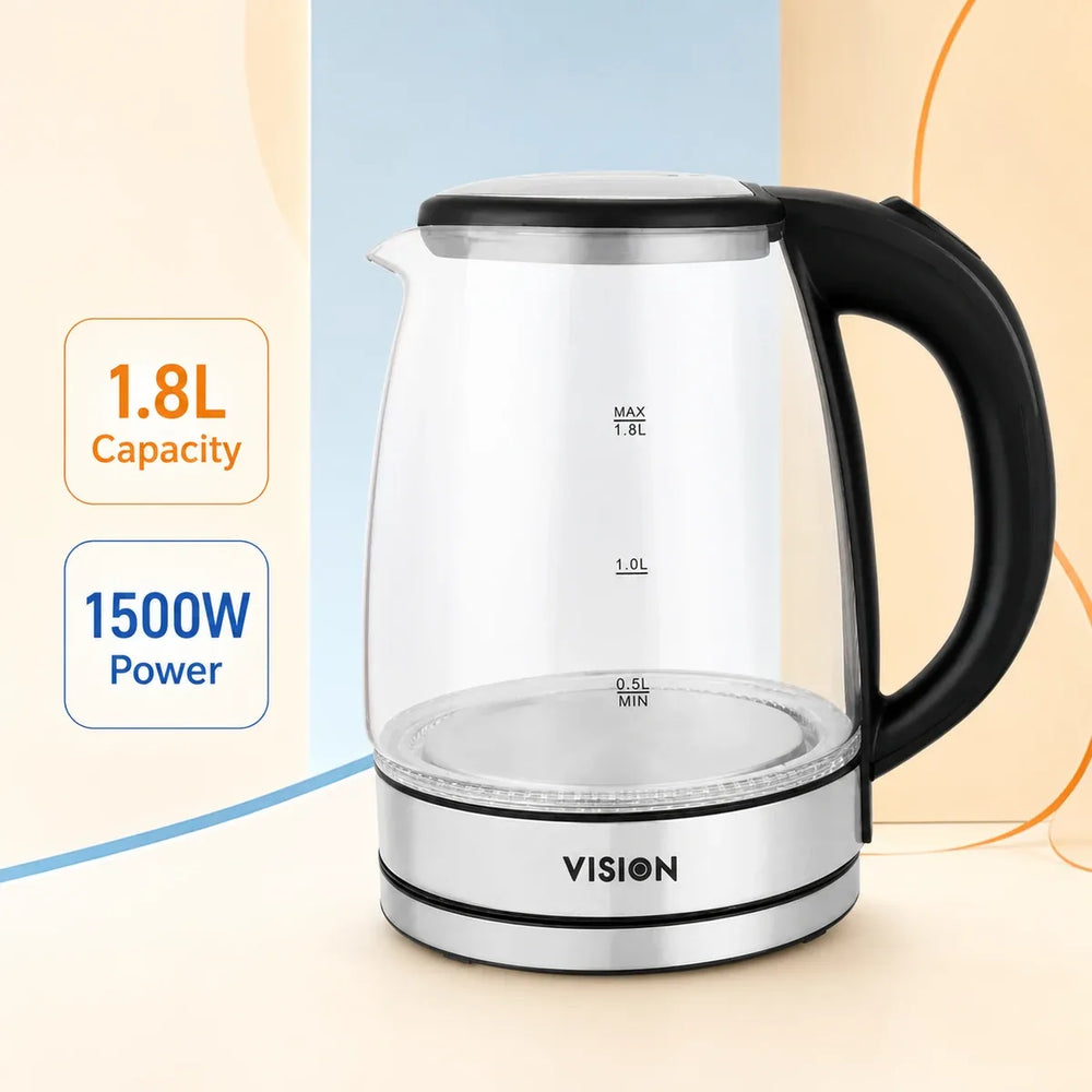 Vision E.Kettle 1.8L VIS-EK-016 Glass
